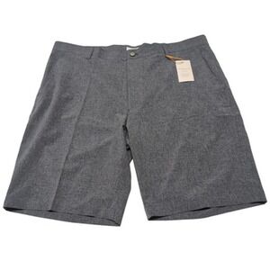 Peter Millar Shackleford Performance Hybrid Shorts Mens 38 Gray ME0EP01 NEW NWT